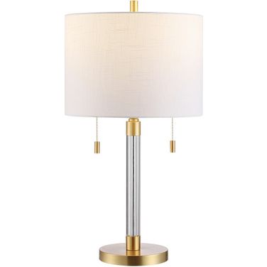 Bixby Glass Table Lamp in Brass