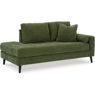 Bixler Right-Arm Facing Corner Chaise In Olive