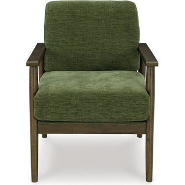 Bixler Showood Accent Chair In Olive