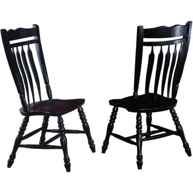 Black Cherry Selections 42 Inch Aspen Dining Chair Set of 2