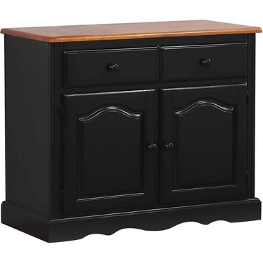Black Cherry Selections Antique Black and Cherry Keepsake Buffet