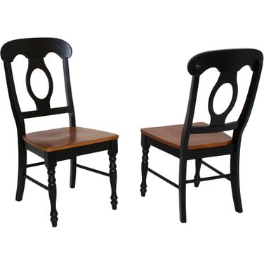 Black Cherry Selections Napoleon Dining Chair Set of 2