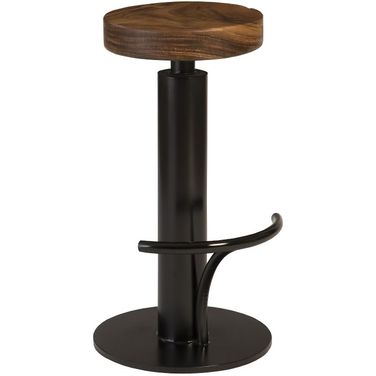 Black Iron Bar Stool
