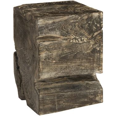 Black Wash Stool