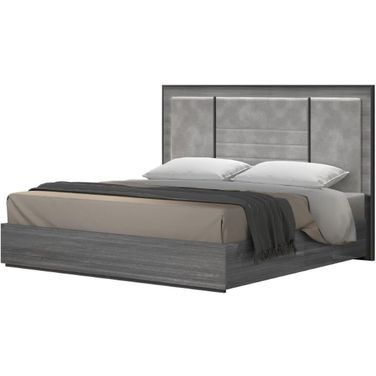 Blade Premium King Bed in Light Moon Grey