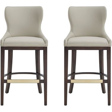 Blair Barstool Set of 2 In Stone
