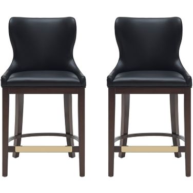 Blair Counter Stool Set of 2 In Black