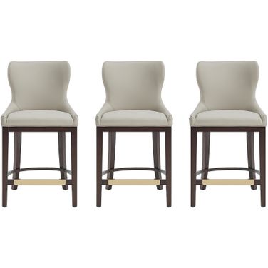 Blair Counter Stool Set of 3 In Stone