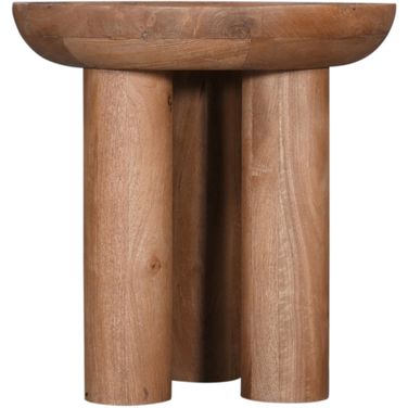 Blair Round End Table In Natural