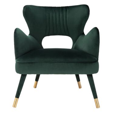 Blair Wingback Accent Chair in Green
