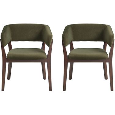 Blake Dining Armchair Set of 2 In Green