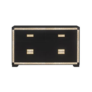 Blake Dresser In Black And Gold