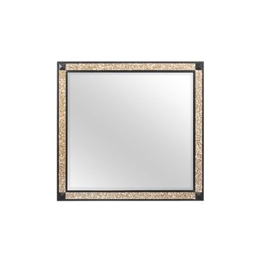 Blake Mirror In Black And Gold