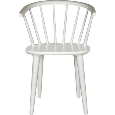 Blanchard White Curved Spindle Side Chair Set of 2