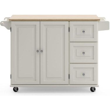 Blanche Off White Kitchen Cart 4511-95