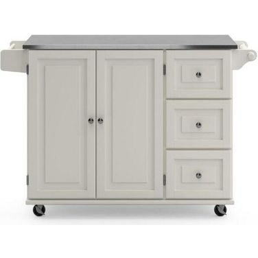 Blanche Off White Kitchen Cart 4512-95