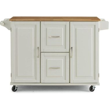 Blanche Off White Kitchen Cart 4516-95
