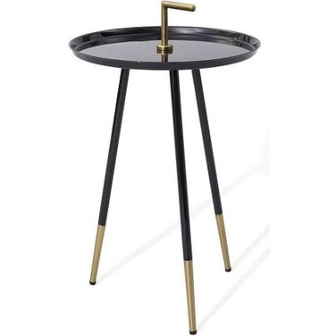 Blaze High Gloss Black End Table