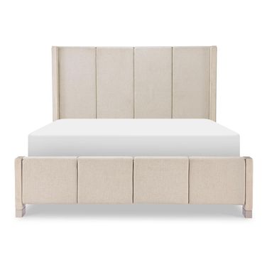 Bliss Complete California King Upholstered Bed In Soft Cashmere