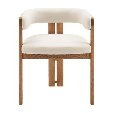 Blixa Armchair In Natural and Beige