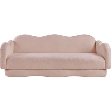 Bloom Teddy Fabric Sofa In Pink