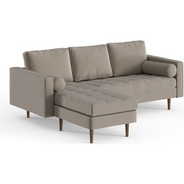Bloomfield Reversible Sectional In Grey