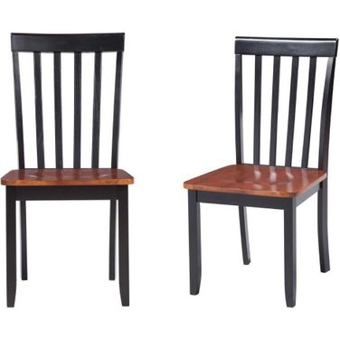 Bloomington Dining Chair Set of 2 In Black And Cherry