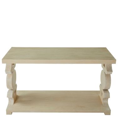 Bloomsbury Console Table In Cerused Light Natural