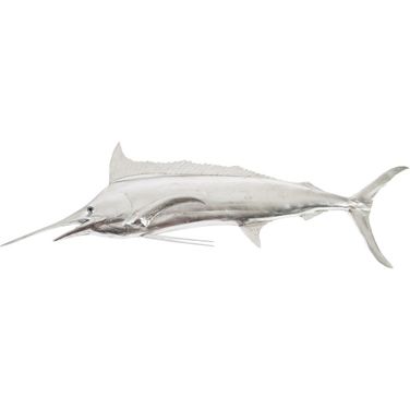 Blue Marlin Fish In Silver