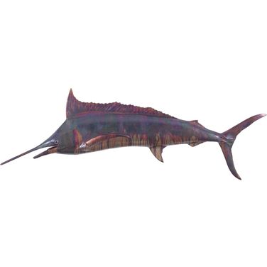 Blue Marlin Fish Wall Sculpture