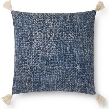 Loloi P0621 Blue 22" x 22" Cover Only Pillow