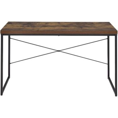 Bob Weathered Oak and Black Desk