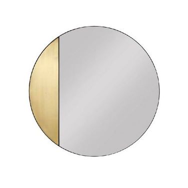 Bobby Berk Black And Brass Metal Jonsi Mirror