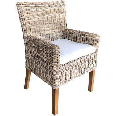Boca Grey Arm Dining Chair