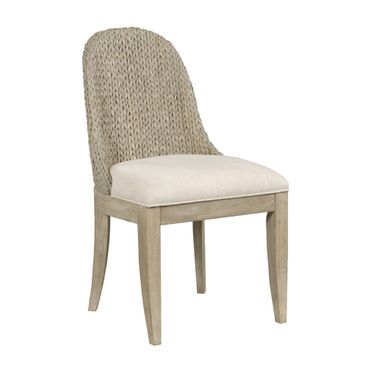 Vista Boca Woven Chair Set of 2 In Oyster