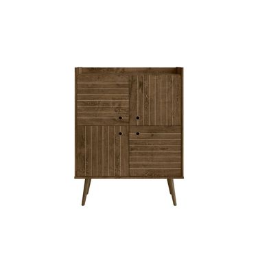 Bogart Accent Cabinet In Rustic Brown and Nature