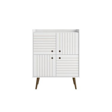 Bogart Accent Cabinet In White and Nature