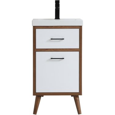 Boise 18 Inch Bathroom Vanity In Matte White
