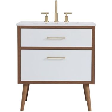 Boise 30 Inch Bathroom Vanity In White