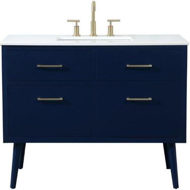 Boise 42 Inch Bathroom Vanity In Blue