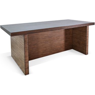 Boise Counter Wood Dining Table In Dark Brown
