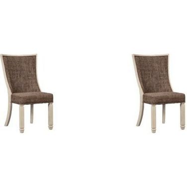 Bolanburg Two-Tone Dining Upholstered Side Chair Set of 2