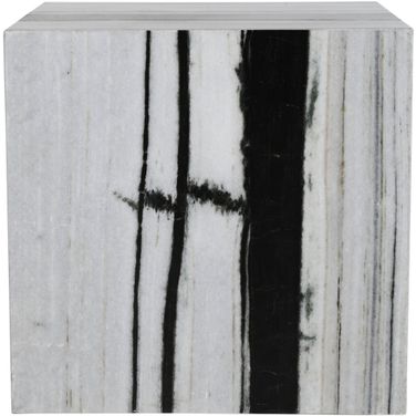 Bolzano Marble End Table In Black