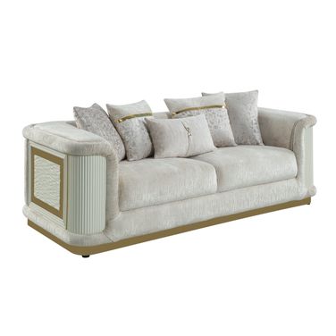 Bona Sofa In Cream and Gold