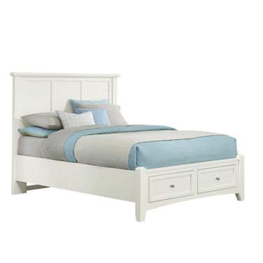 Bonanza Full Mansion Storage Bed In White