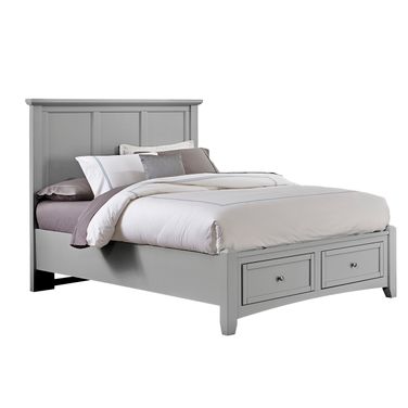 Bonanza King Mansion Storage Bed In Gray