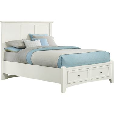 Bonanza Queen Mansion Storage Bed In White