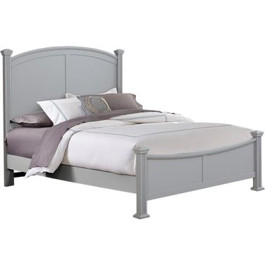 Bonanza Queen Poster Bed In Gray