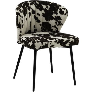 Bonatti Side Chair In Cowhide
