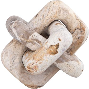 Bond Marble Decorative Knot In Beige
